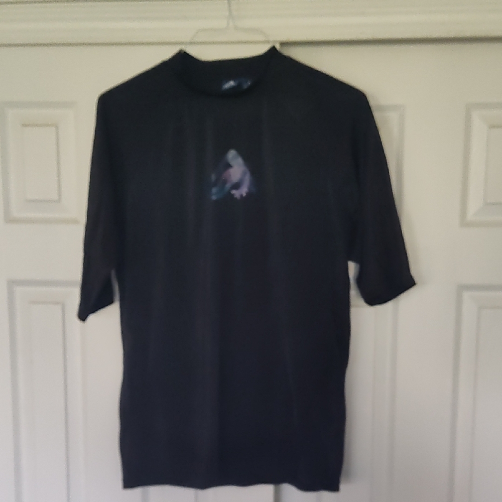 Kanu Surf Black Short Sleeve Swim Shirt